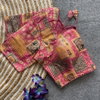 Pinki Pure Dola Silk With Multicolour Weaving Work Blouse Best Wholesale Shop In Surat